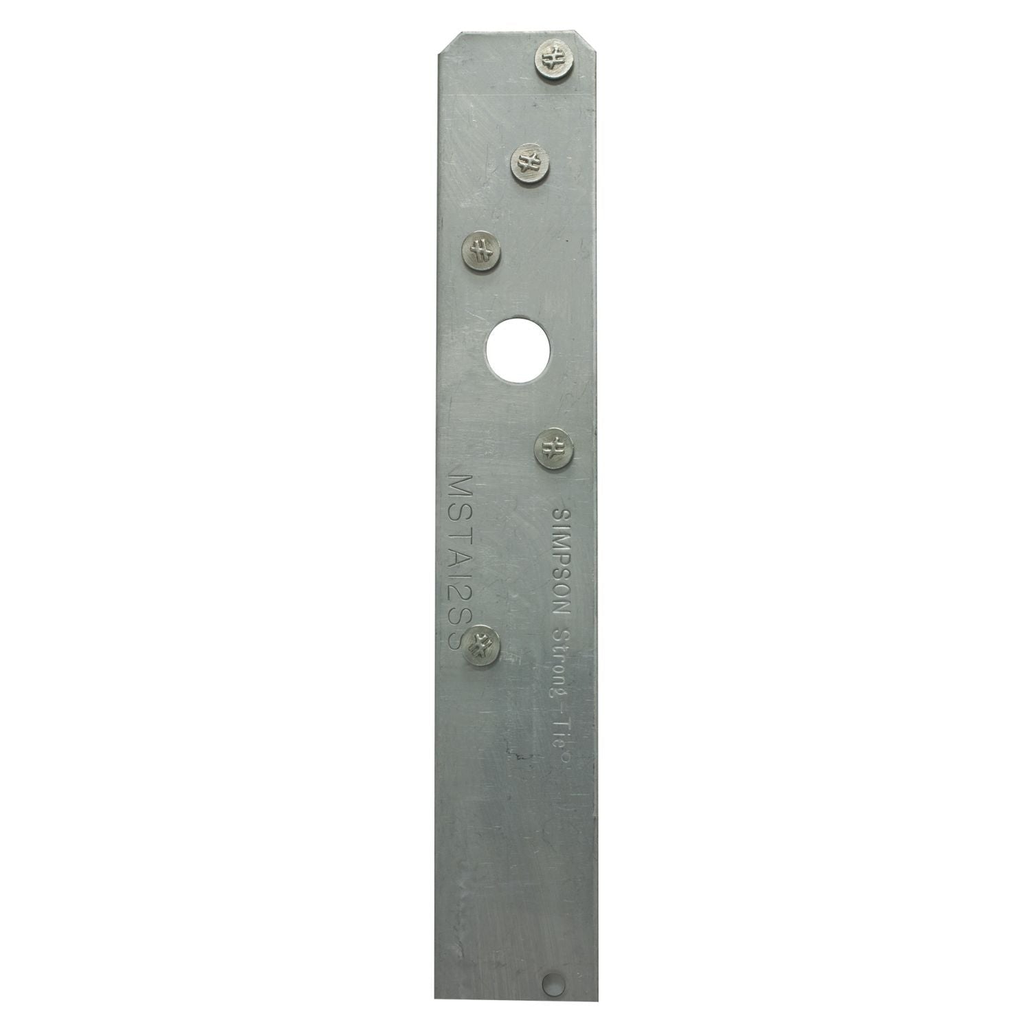 Simpson Strong-Tie MSTA12SS MSTA 12-in. 18-Gauge Stainless-Steel Medium Strap Tie