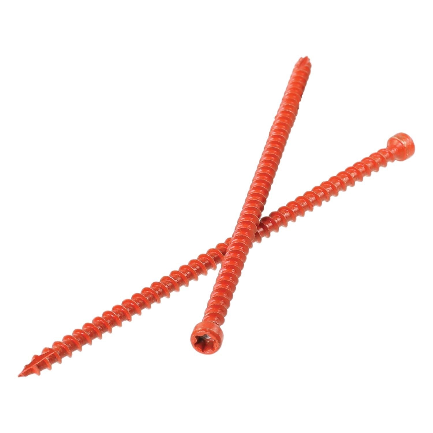 Simpson Strong-Tie Strong-Drive SDWC TRUSS Screw, .155-in. x 6-in. T30 Clear-Zinc Coat, Orange, 50-Pack (SDWC15600-KT)
