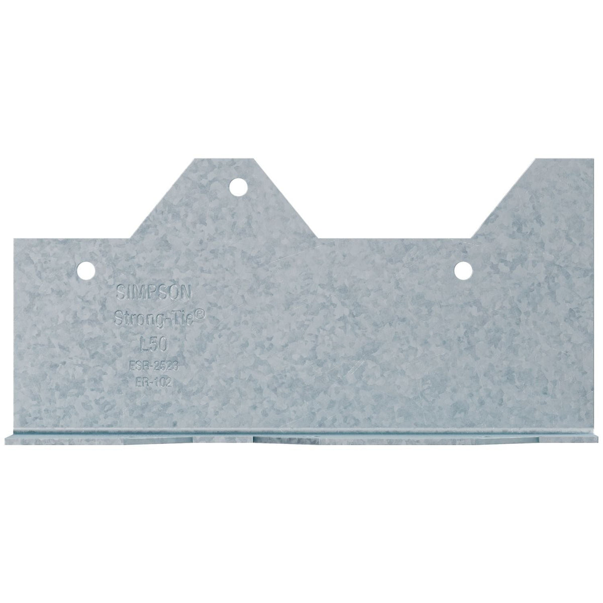 Simpson Strong-Tie L50 5-in. 16-Gauge Galvanized Reinforcing L Angle