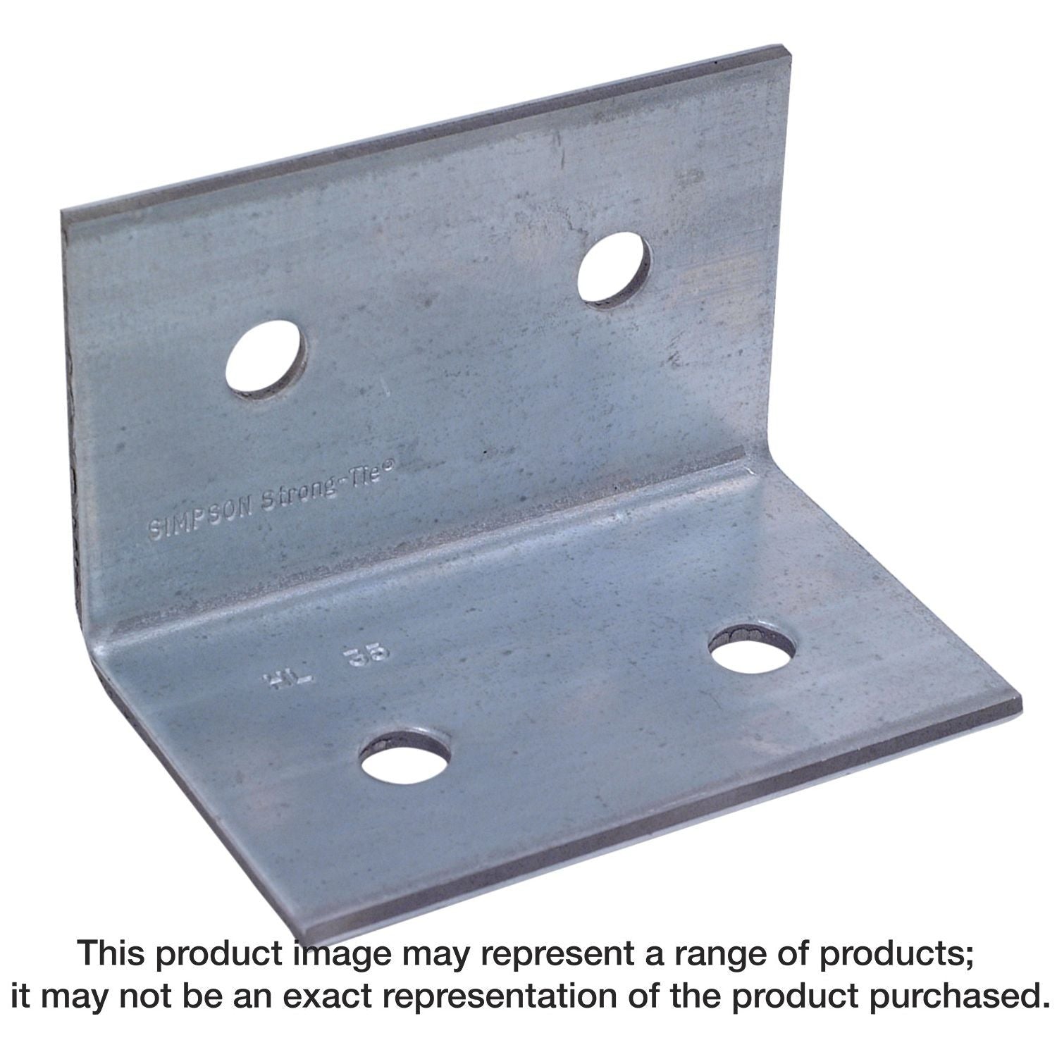 Simpson Strong-Tie HL35-R HL 3-1/4-in. x 5-in. Galvanized Heavy Angle