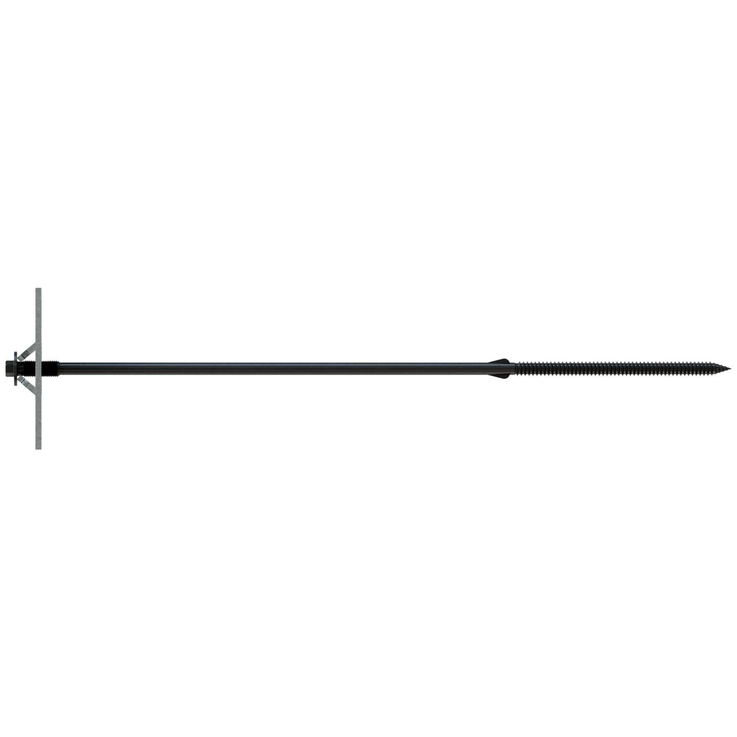 Simpson Strong-Tie SDWF2716-TUW Strong-Drive SDWF FLOOR-TO-FLOOR Screw, 0.270-in. x 16-in. 5/16 Hex, E-coat, 25-Pack