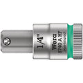 Wera 8740 A Hf Zyklop Bit Socket With Holding Function, 1/4-in. Drive, 1/4-in.x28-mm.