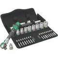Wera 8100 SB 9 Zyklop Speed Ratchet Set, 3/8-in. Drive, Imperial, 29-Pieces
