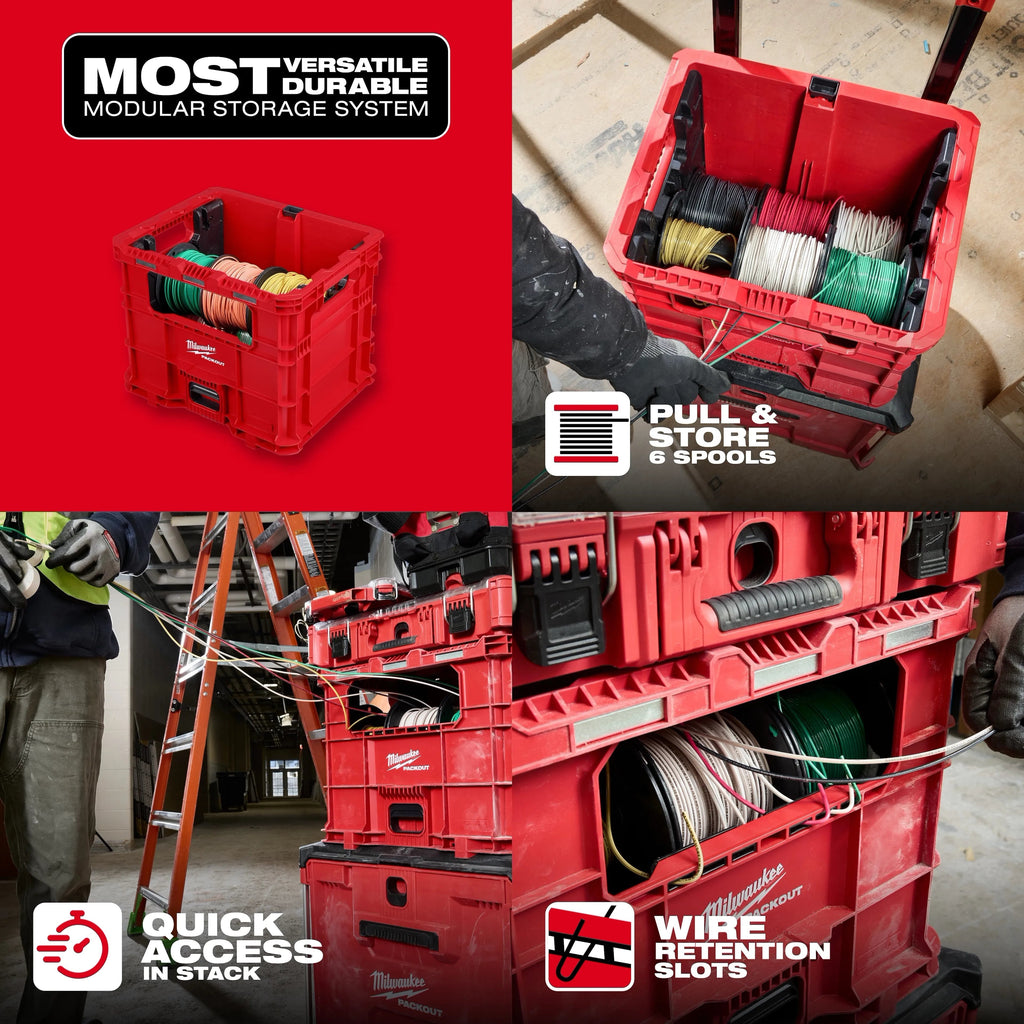 Milwaukee 48-22-8043 PACKOUT Wire Pulling XL Crate