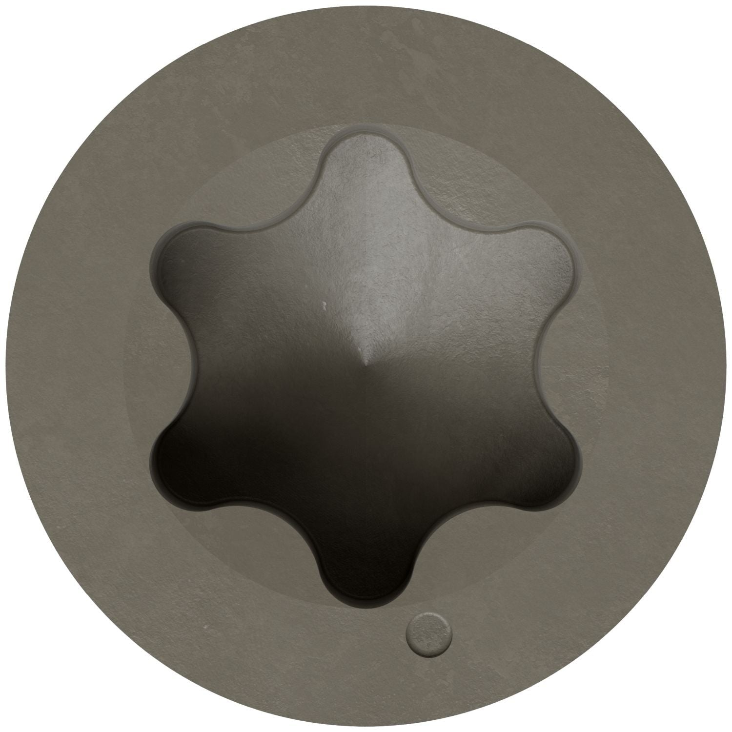 Simpson Strong-Tie T07162FT70GR Trim-Head Screw, 6-Lobe Drive, #7 x 1-5/8-in. T-15 Type 316, Gray, 70-Pack