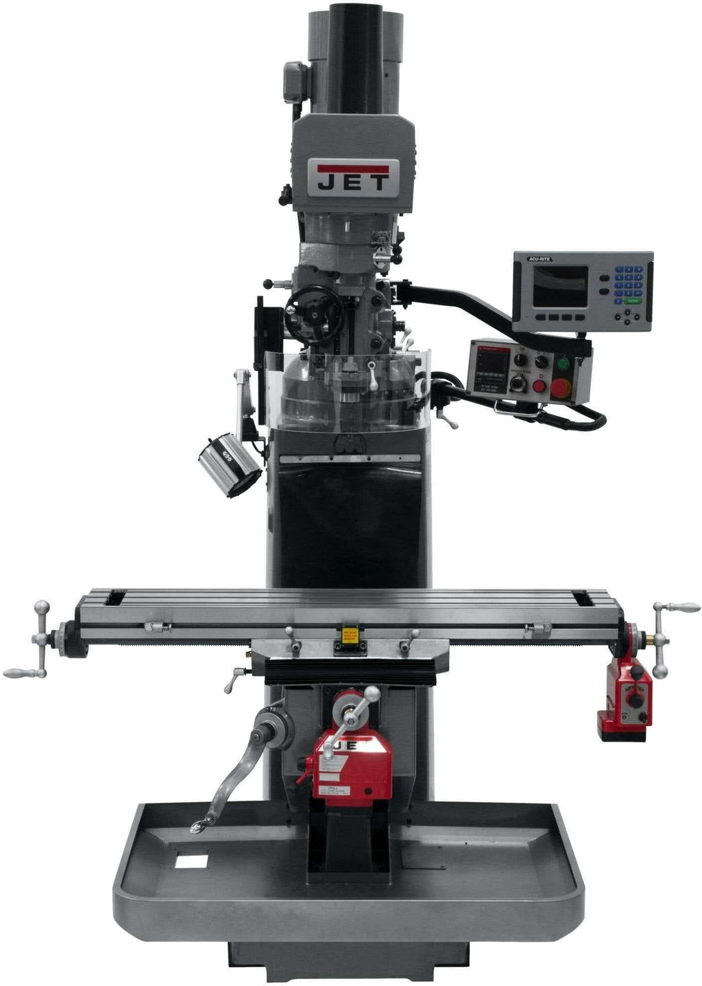 Jet Tools 690528 JTM-949EVS Mill With 3-Axis Acu-Rite 200S DRO (Knee) With X and Y-Axis Powerfeeds