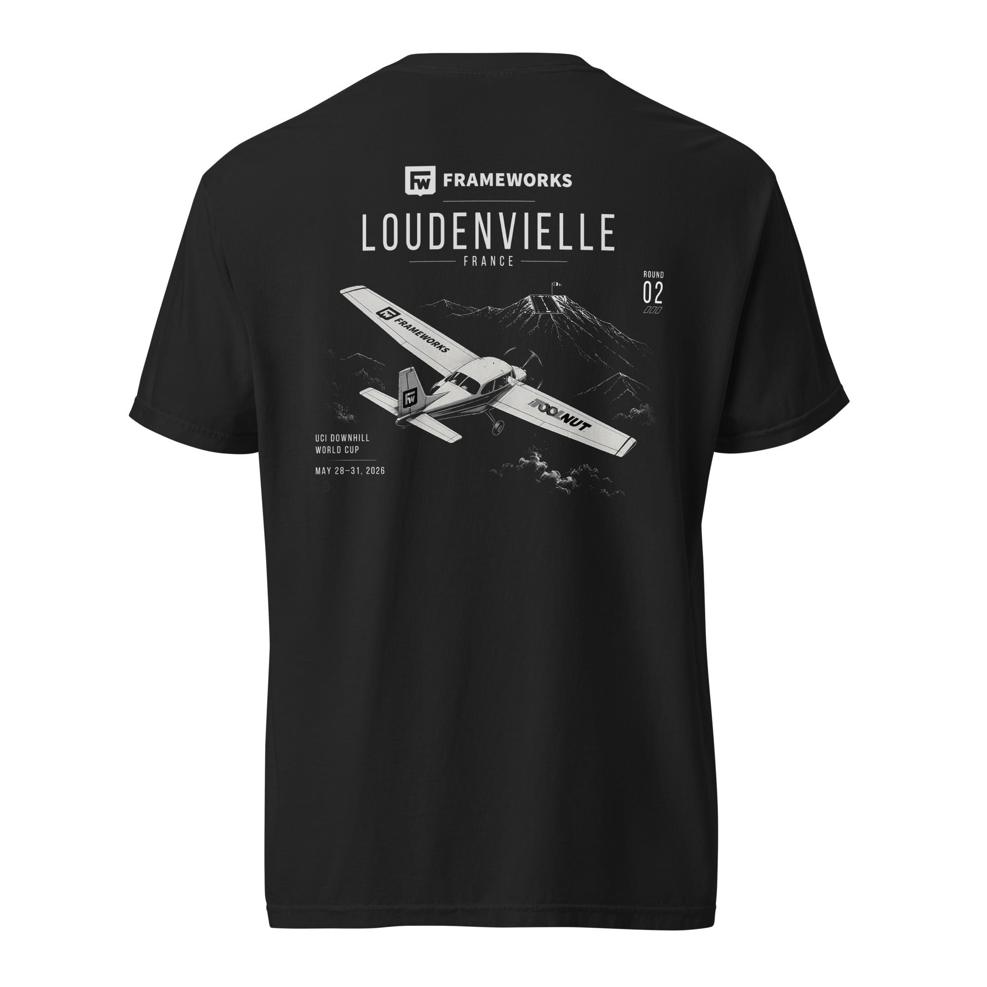 Downhill MTB World Cup - Loudenvielle France Round 2 Tool Nut Frameworks Team T-Shirt