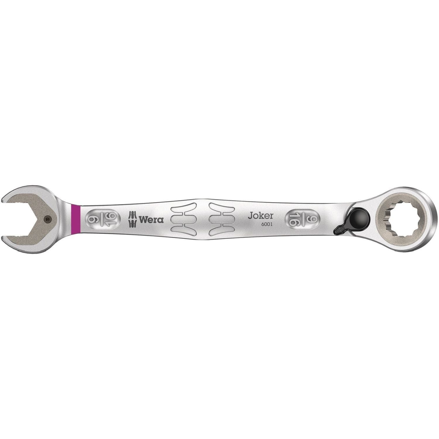 Wera 6001 Joker Switch Ratcheting Combination Wrench, With Switch Lever, Imperial, 9/16-in.x187-mm.