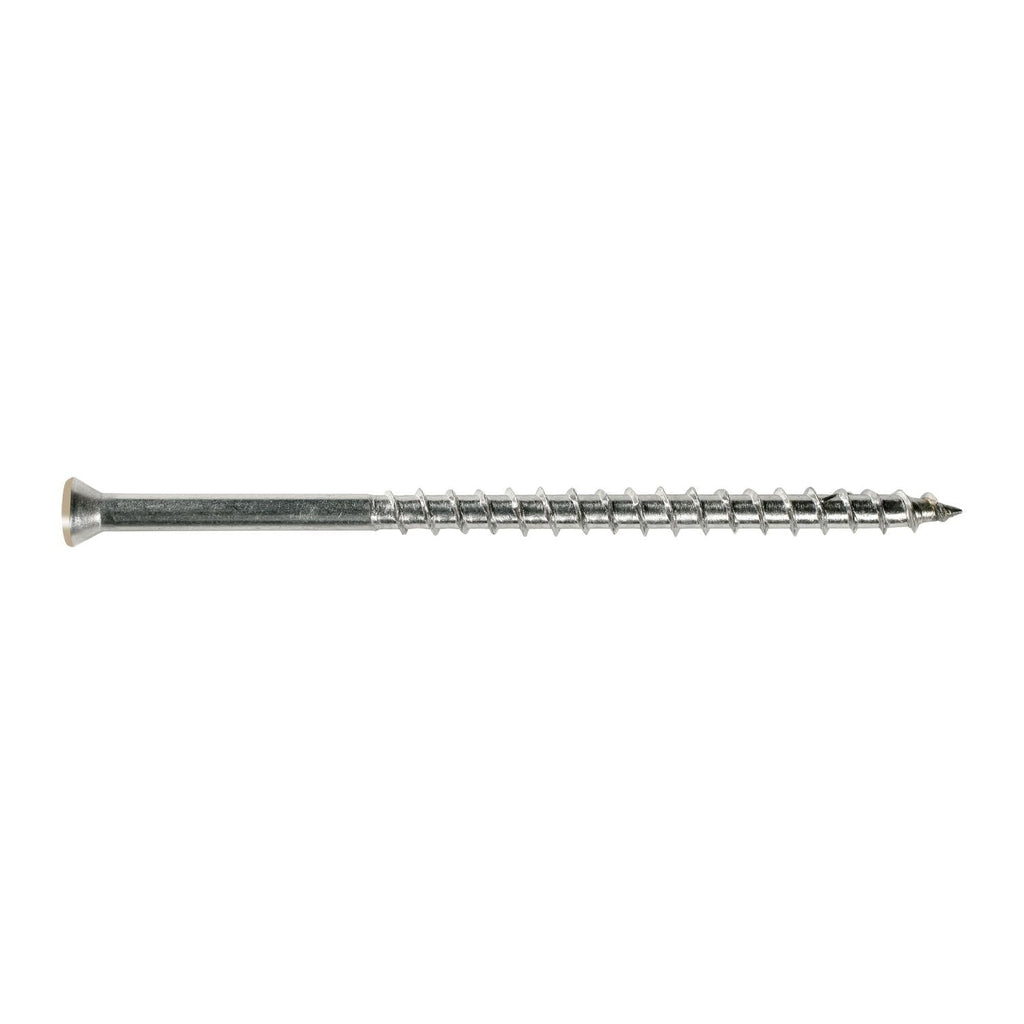 Simpson Strong-Tie T07225FT70TN Trim-Head Screw, 6-Lobe Drive, #7 x 2-1/4-in. T-15 Type 316, Tan, 70-Pack