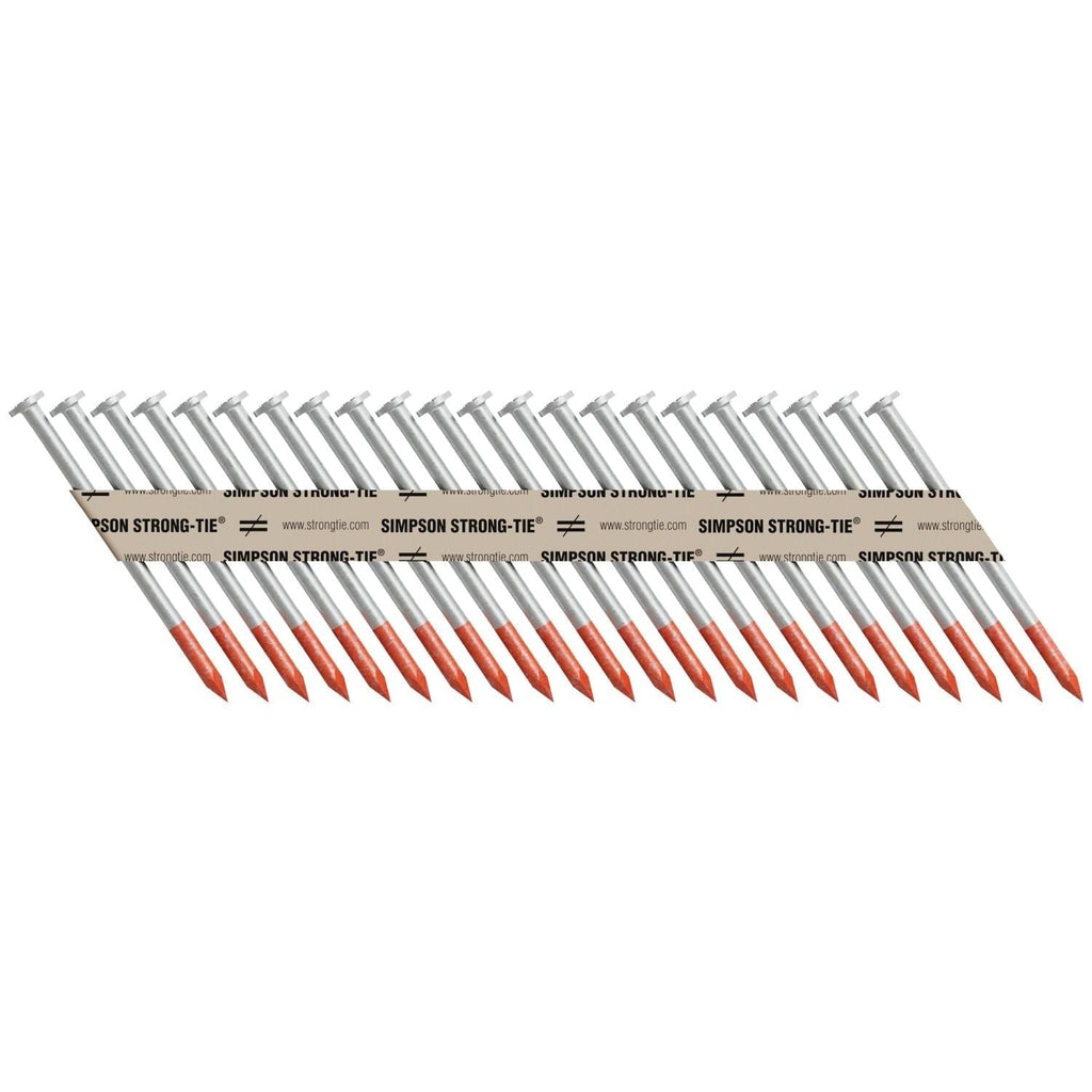Simpson Strong-Tie 8DHDGPT2500 Strong-Drive 33° SCN SMOOTH-SHANK CONNECTOR Nail, 2-1/2-in. x .131-in. HDG, 2500-Pack