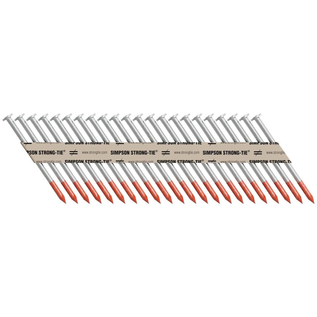 Simpson Strong-Tie 8DHDGPT2500 Strong-Drive 33° SCN SMOOTH-SHANK CONNECTOR Nail, 2-1/2-in. x .131-in. HDG, 2500-Pack