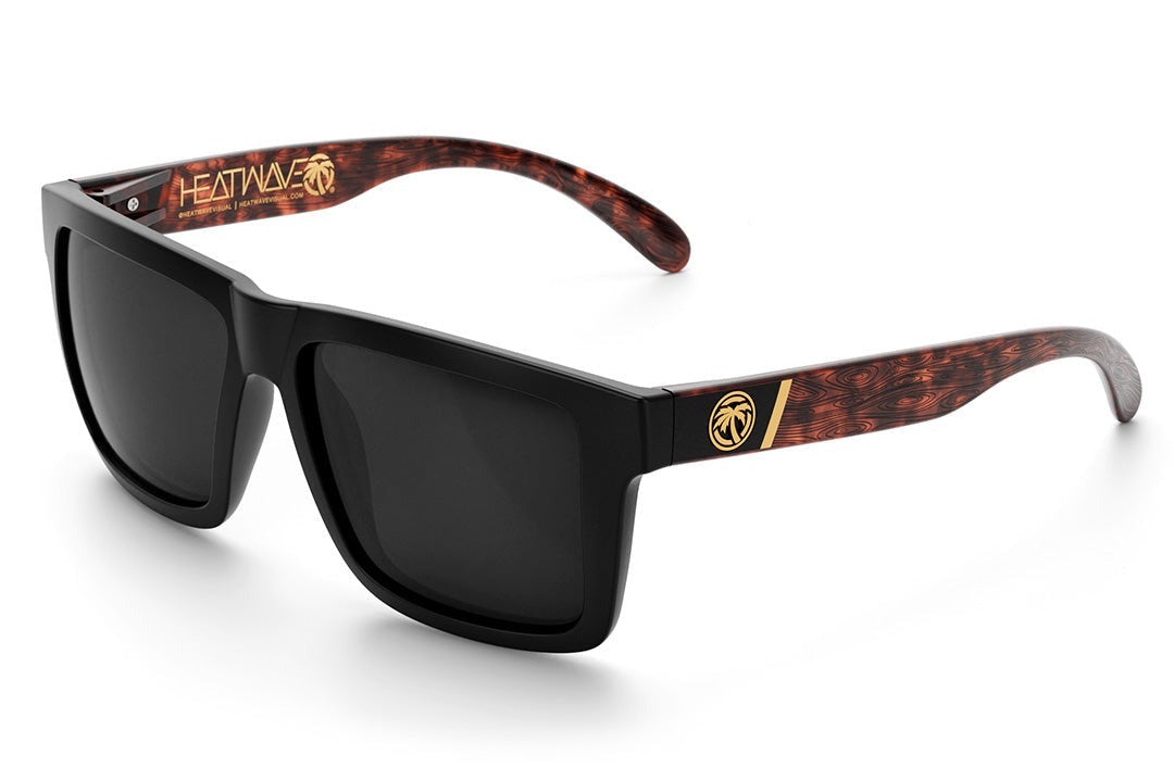 Heat Wave XL VISE Woodgrain Customs Sunglasses