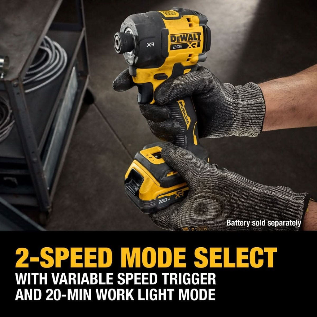 DeWalt DCF870B 20V MAX XR Brushless 1/4-in. Quiet Hydraulic Impact Driver 3.5Ah POWERSTACK Kit