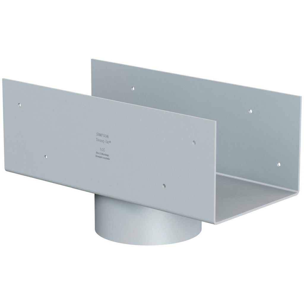 Simpson Strong-Tie LCC5.25-4 LCC 5-3/8-in. Column Cap for 4-in. Outside Diameter Lally Column