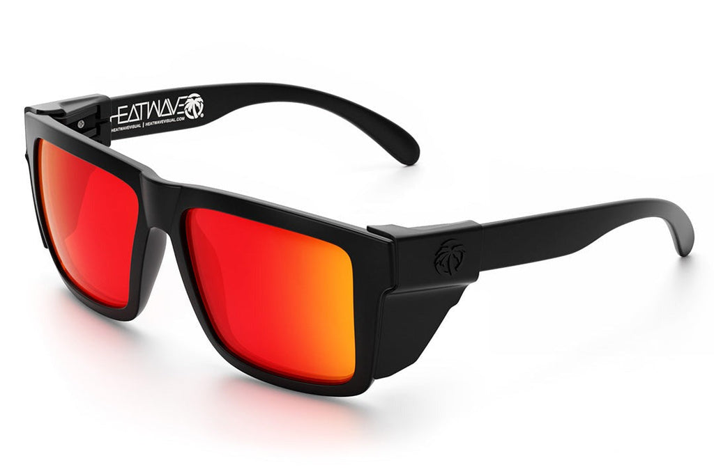 Heat Wave XL VISE Z87 Black Frame Sunblast Lens Sunglasses
