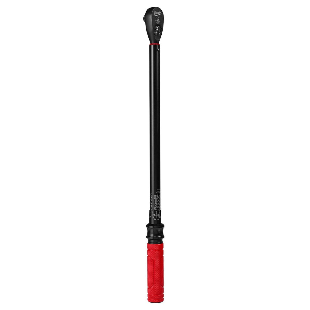 Milwaukee 48-22-9203 1/2-in. Drive Click Torque Wrench, 50-250 ft·lb