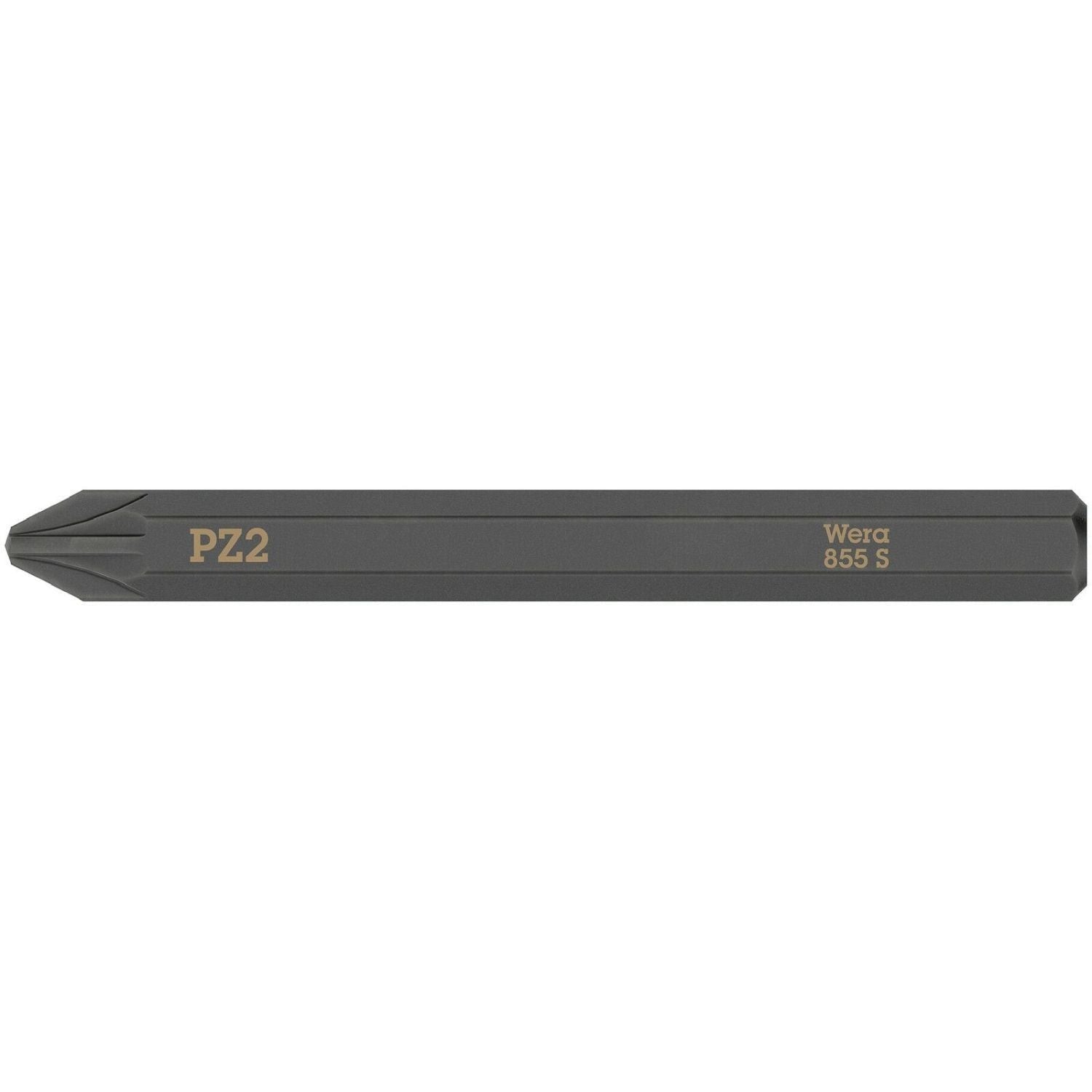 Wera 855 S Pozidriv Bit For Impact Screwdrivers, Pz 1x70-mm.
