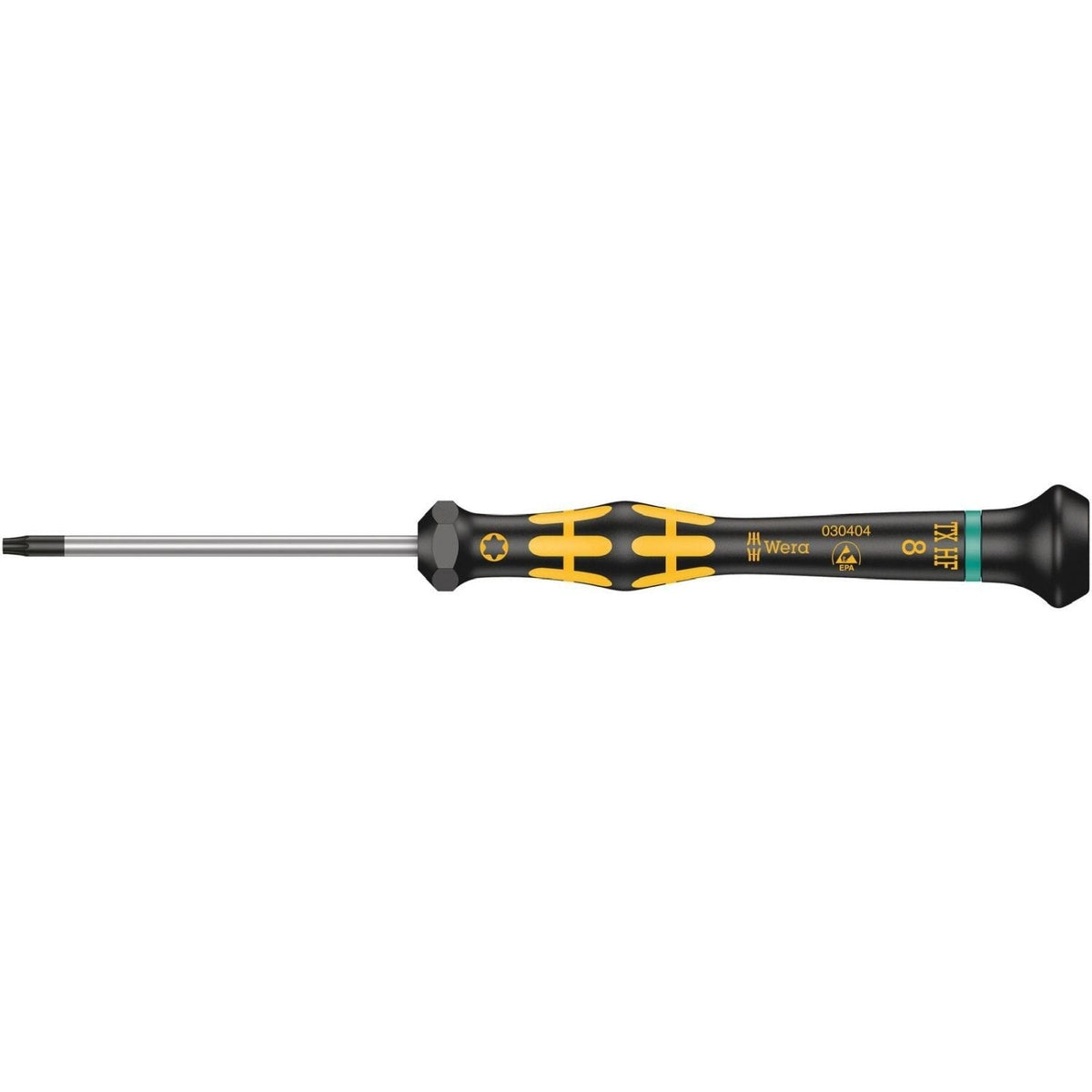 Wera 1567 Torx Hf Esd Kraftform Micro Screwdriver With Holding Function For Torx Screws, Torx 10x60-mm.