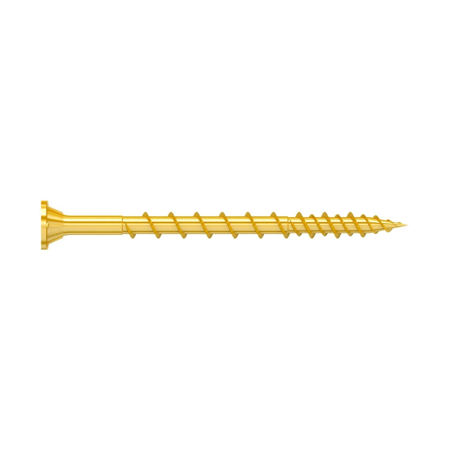 Simpson Strong-Tie Strong-Drive Subfloor Collated Screw, #9 x 2-1/2-in. T25, Yellow Zinc, 1500-Pack (WSV212S)