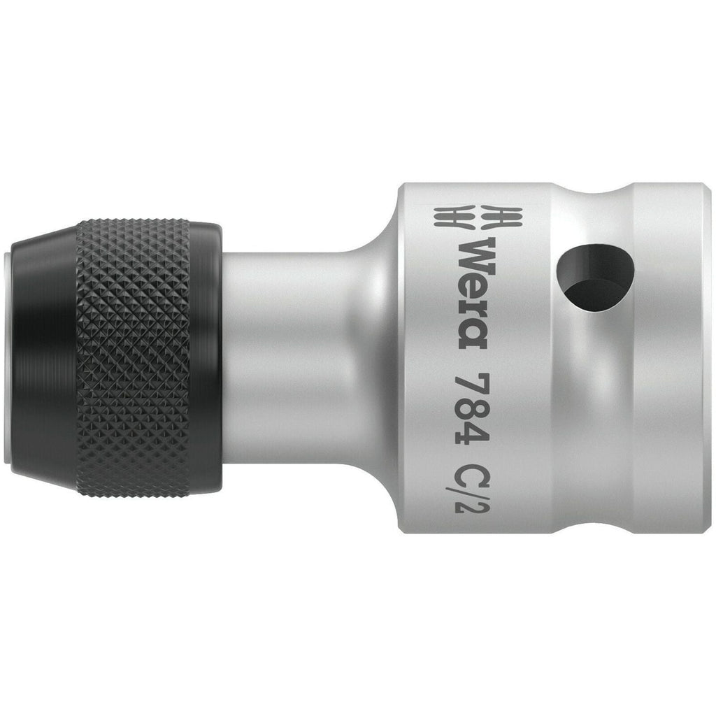 Wera 784 C 1/2-in. Adaptor With Quick-Release Chuck, 784 C/2x5/16-in.x50-mm.