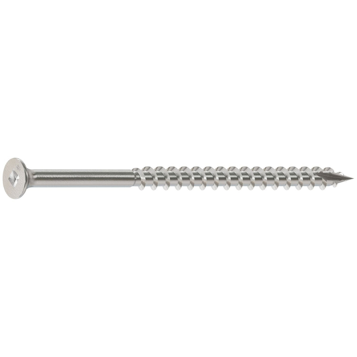 Simpson Strong-Tie T10350DBB Bugle-Head Wood Screw, Square Drive, #10 x 3-1/2-in. #2 Square, Type 316, 1000-Pack