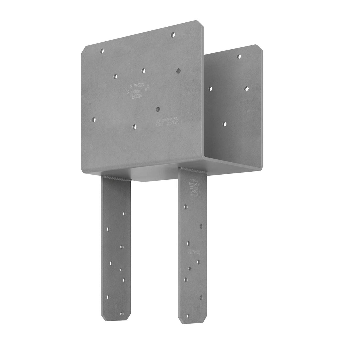 Simpson Strong-Tie ECCQ66SDS2.5 ECCQ End Column Cap for 6x Beam, 6x Post, with Strong-Drive SDS Screws