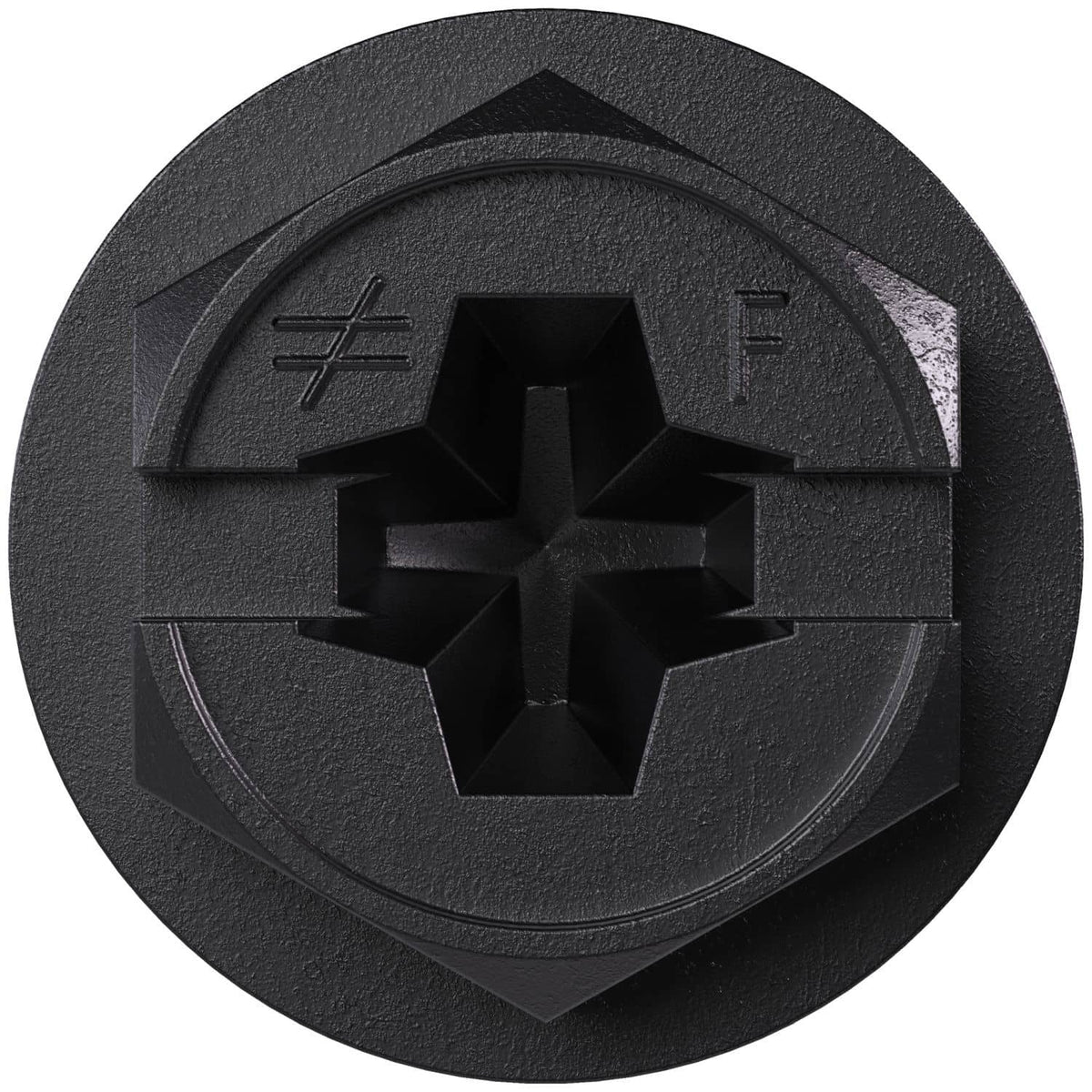 Simpson Strong-Tie TNTBL25400H Titen Turbo, 1/4-in. x 4-in. Hex-Head Concrete and Masonry Screw, Black, 100-Pack