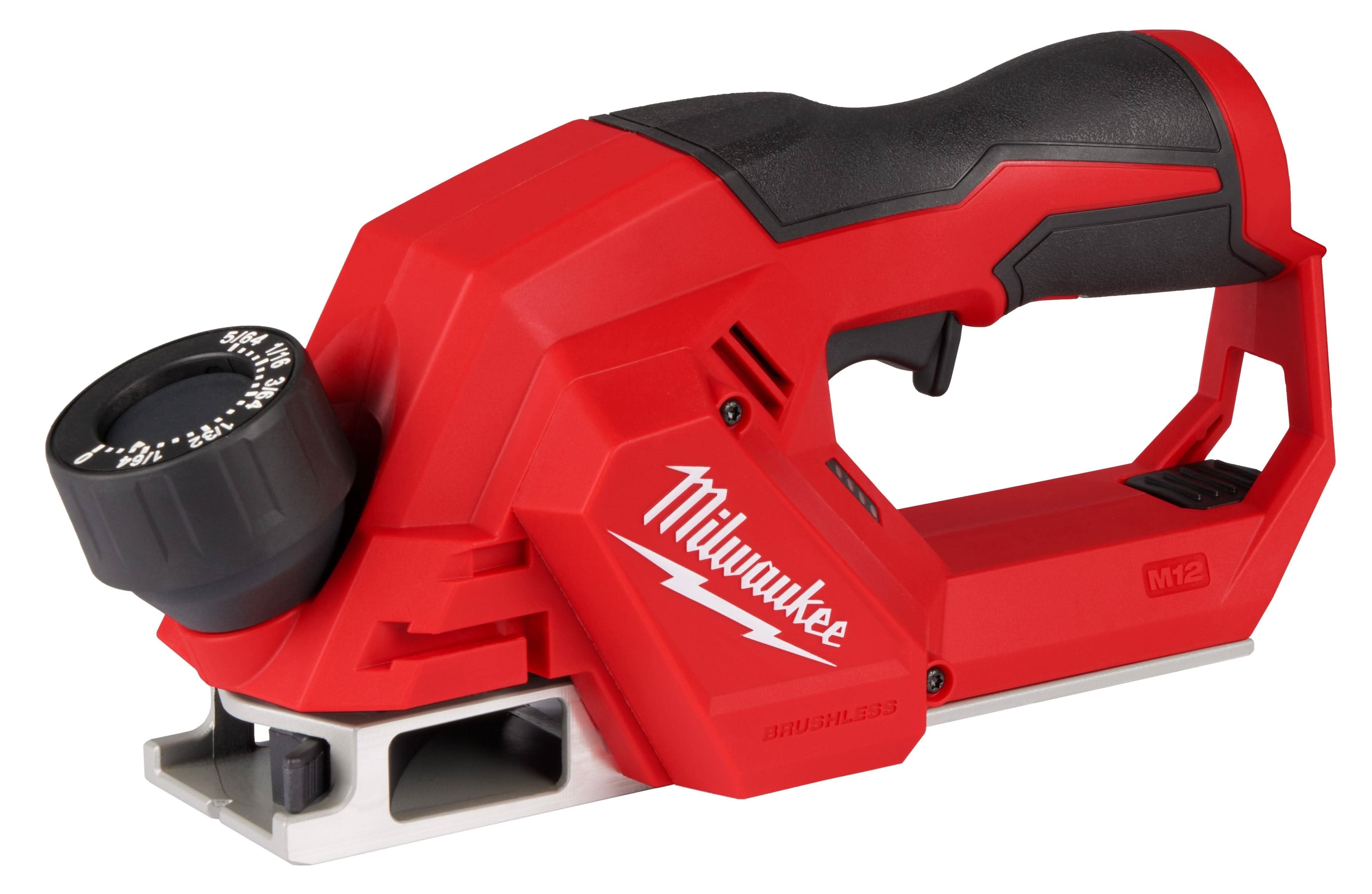 Milwaukee M12 Brushless 2-inch Planer with 4.0Ah Extended Capacity Battery