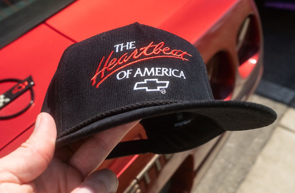 Heat Wave BLACK Cord Chevrolet Heartbeat of America Hat