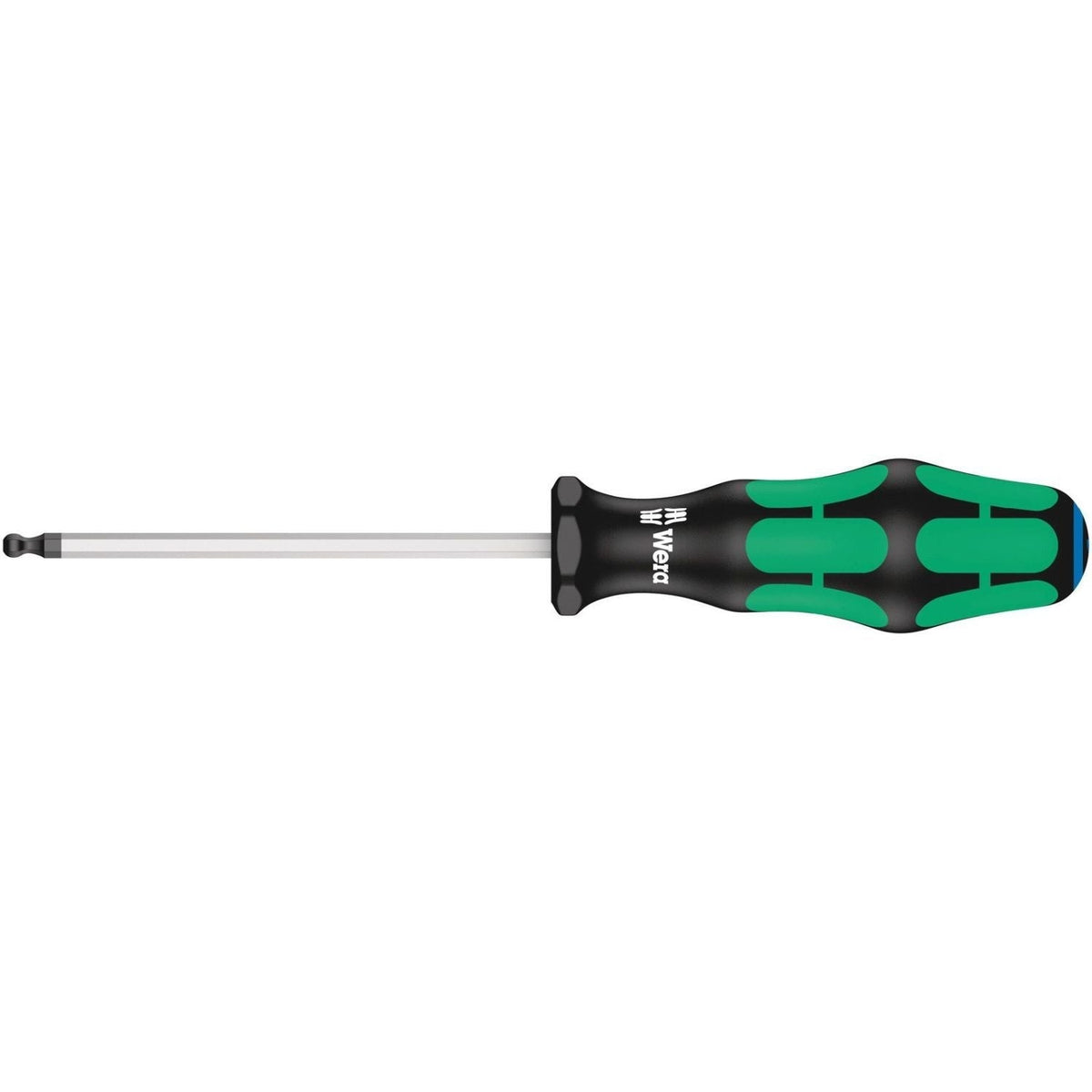 Wera 352 Ball End Screwdriver For Hexagon Socket Screws, 5/32-in.x100-mm.