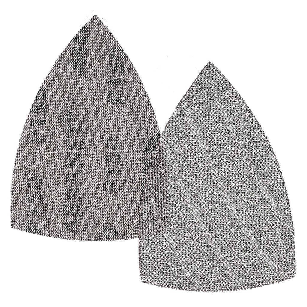 Mirka Abranet Delta P150 Triangular Mesh Sanding Sheets, 10-Pack Hook and Loop Dust-Free for Delta Sanders (9A-219-150)