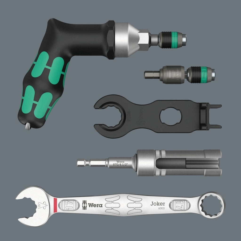 Wera 9524 Photovoltaic Mounting Tool Set 1, 7-Pieces