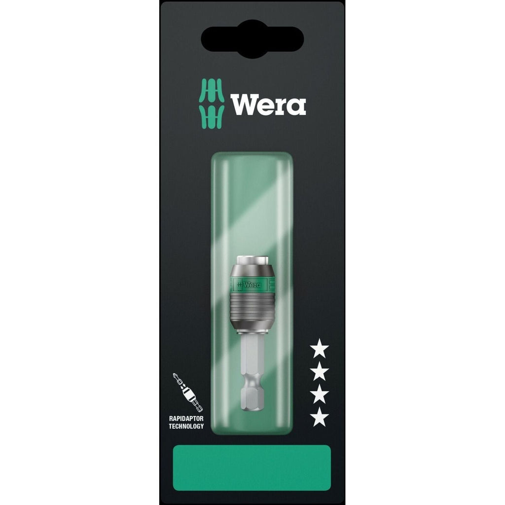 Wera 889/4/1 K SB Rapidaptor Universal Bit Holder, 1/4-in.x50-mm.
