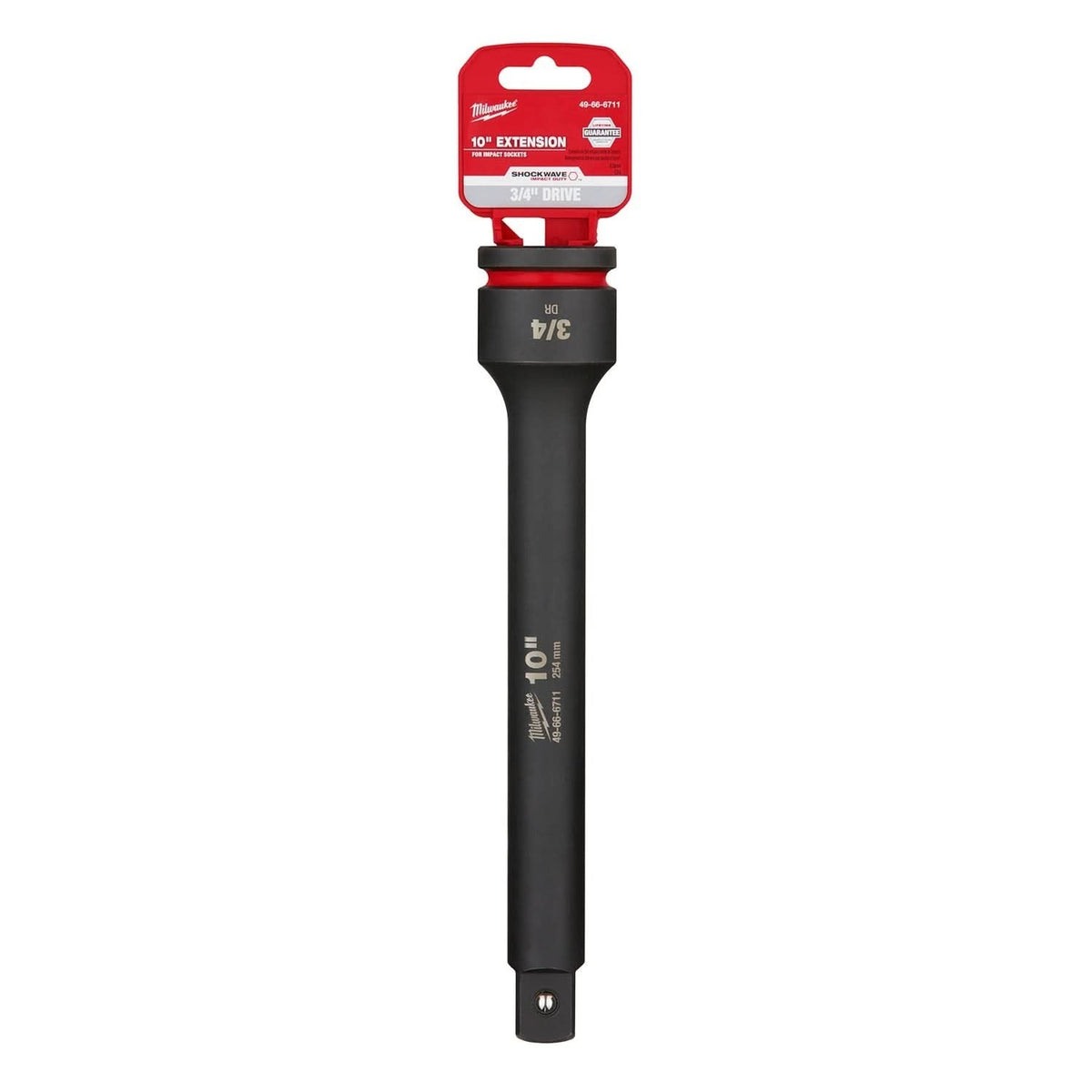 Milwaukee 49-66-6711 SHOCKWAVE Impact Duty 3/4-Inch Drive 10-Inch Extension