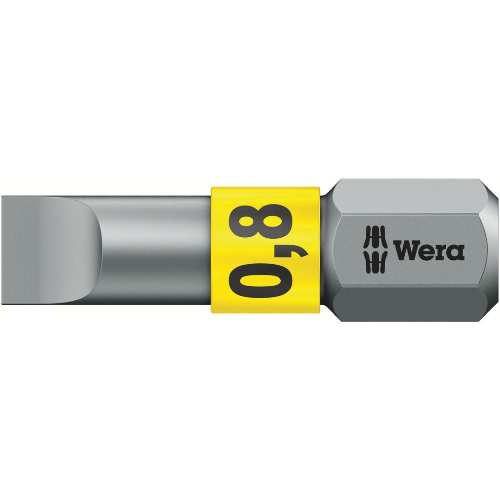Wera 800/1 Btz Bit, 0.8x5.5x25-mm.