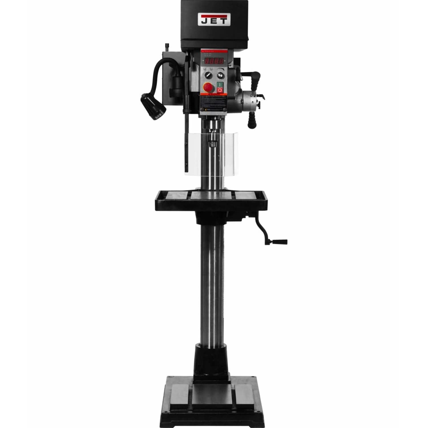 Jet 354251 The JET JDPE-20EVSC-PDF 1-1/4-Inch Drilling Capacity 115V 1Ph Electronic Variable Speed Drill with Clutch Speed Change system and Power Downfeed