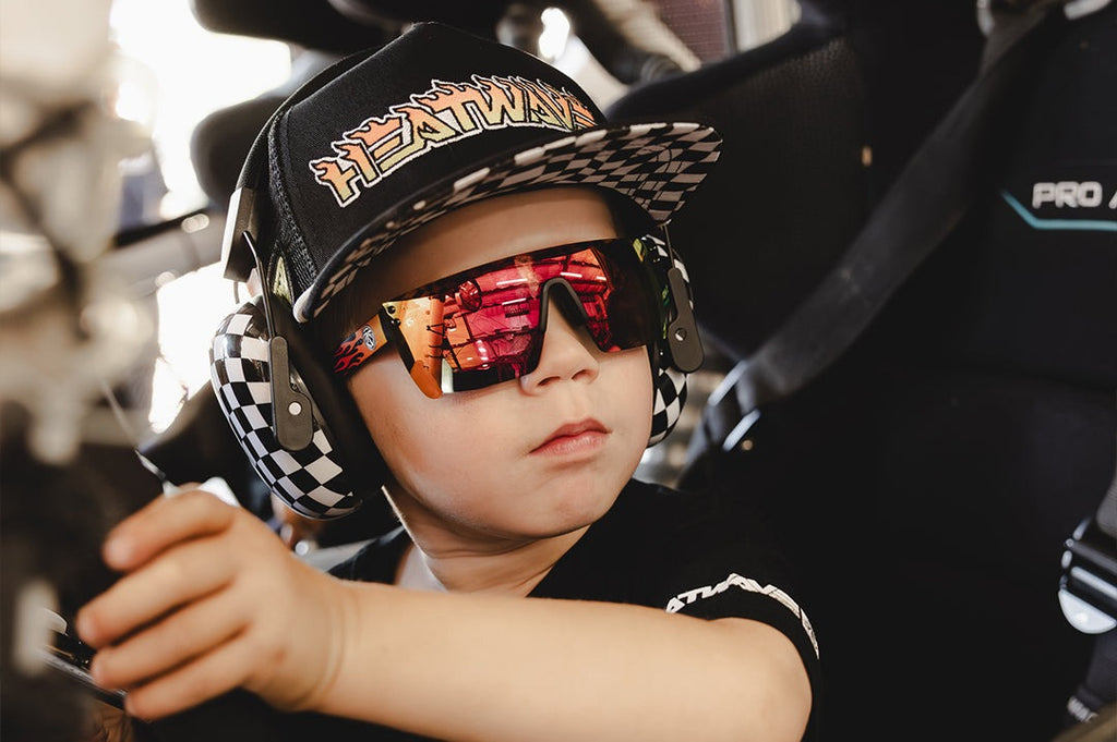 Heat Wave Little Trouble X Youth Trucker Hat