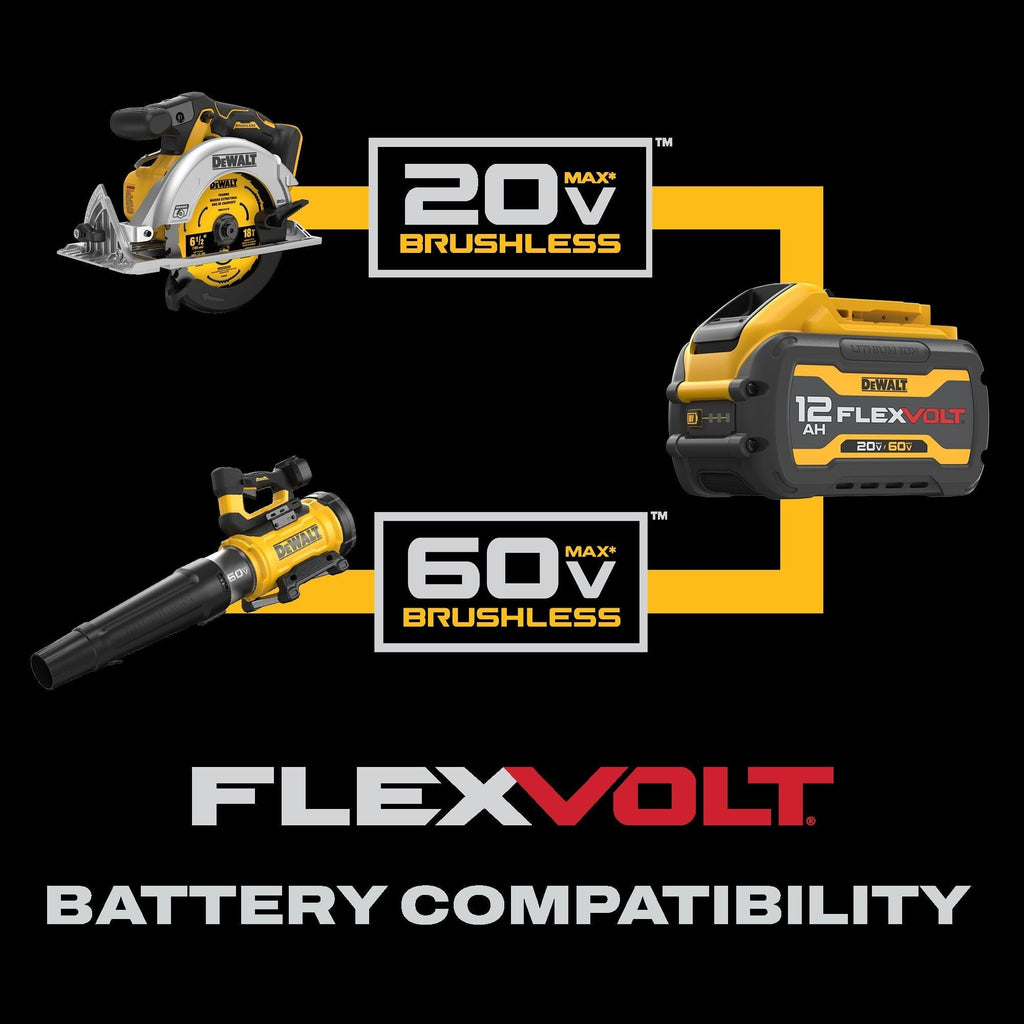 DEWALT 20V/60V MAX FlexVOLT 12.0Ah Tabless Battery (DCB6112)