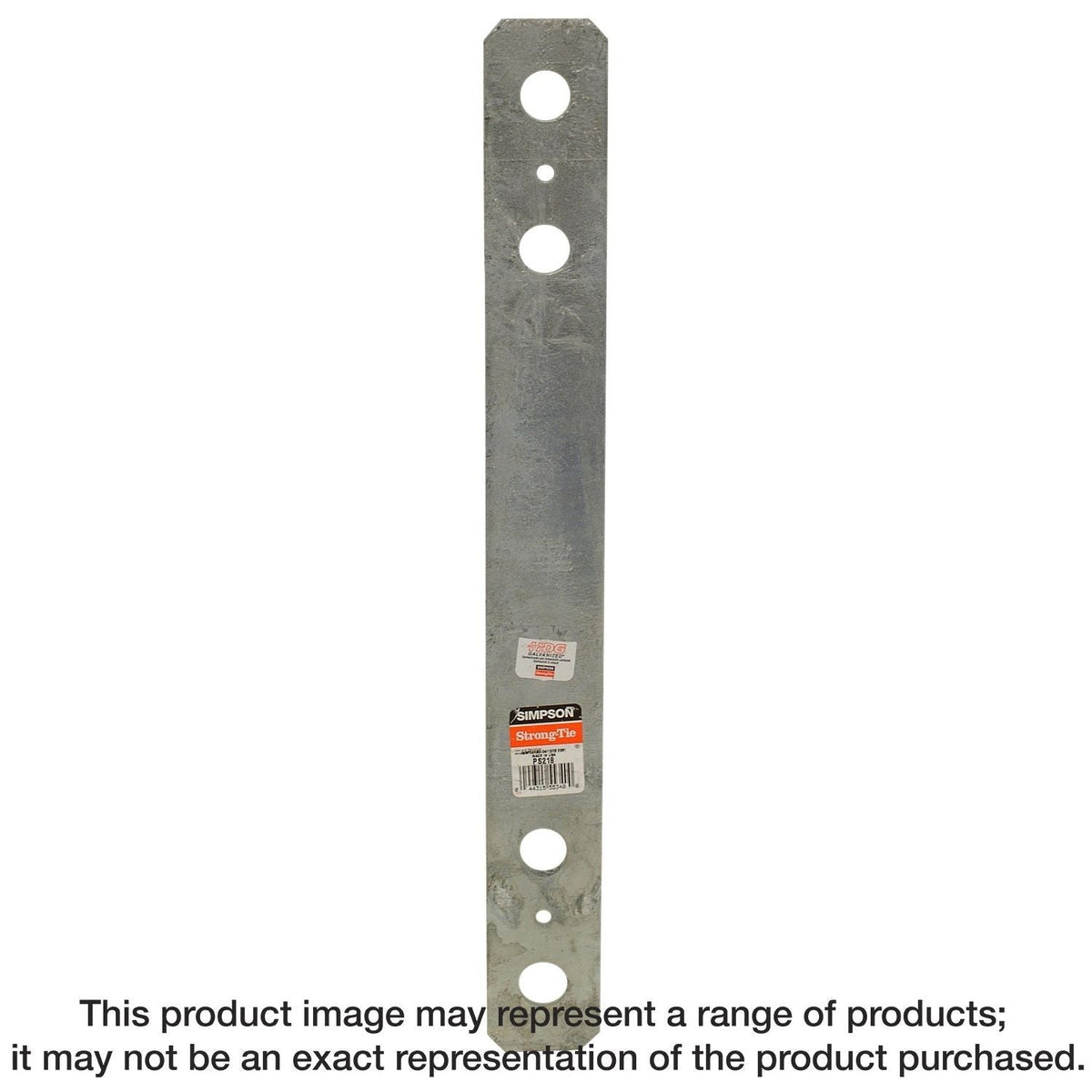 Simpson Strong-Tie PS218 PS 2-in. x 18-in. Hot-Dip Galvanized Piling Strap