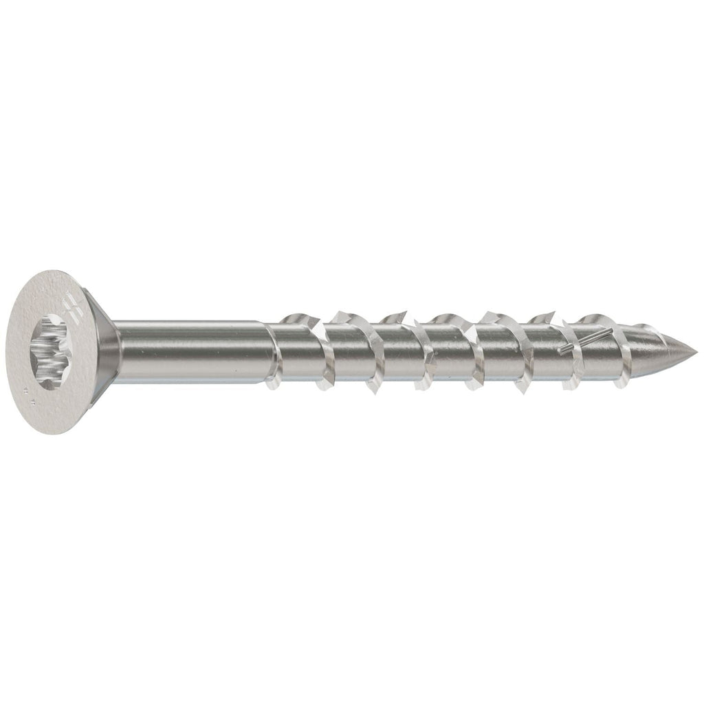Simpson Strong-Tie S08162WP1 Deck-Drive DWP WOOD SS Screw, #8 x 1-5/8-in. T-20, Flat Head, Type 305, 1-lb.