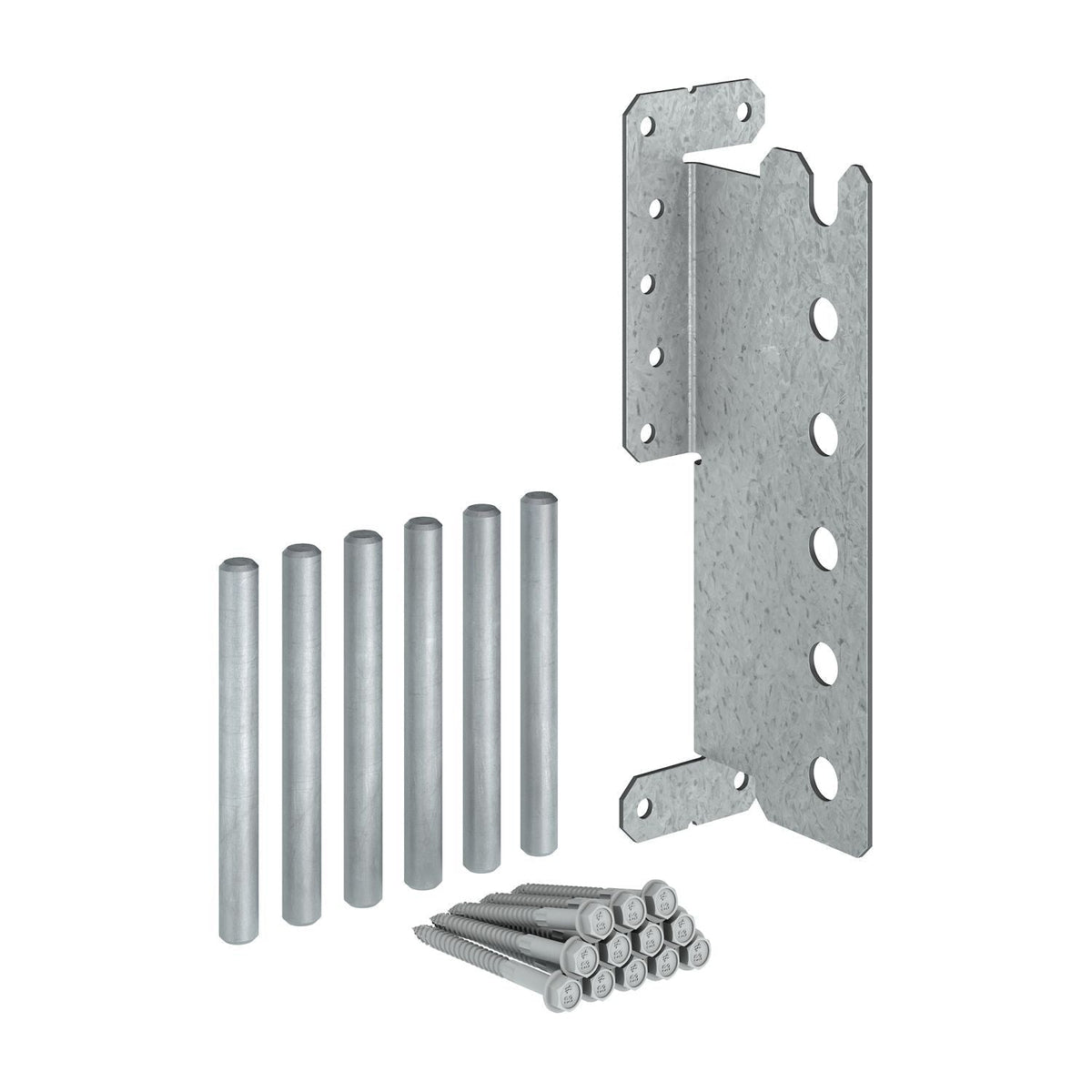 Simpson Strong-Tie CJT6ZL CJTZ 12-Gauge ZMAX Galvanized Concealed Joist Tie with (6) Long Pins