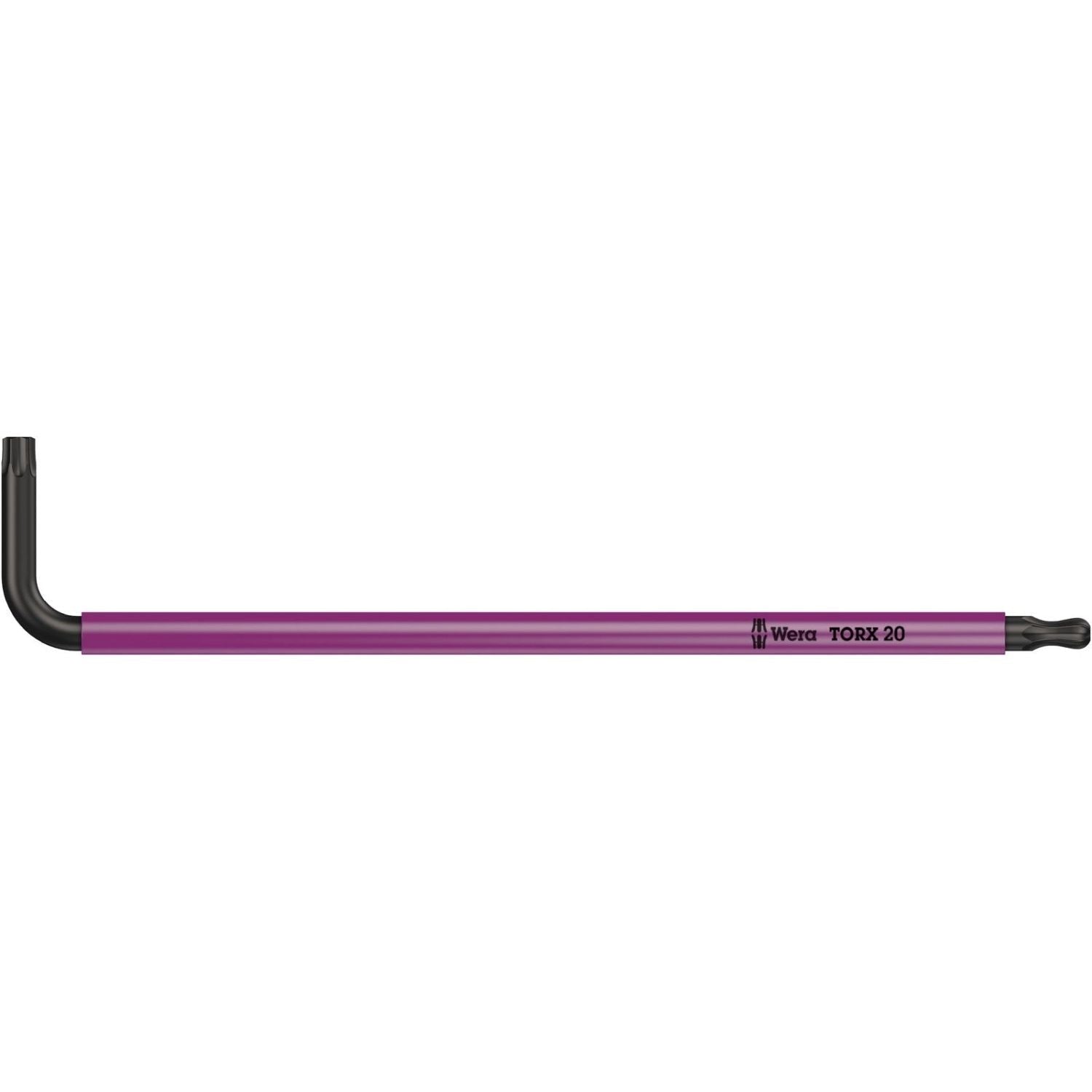 Wera 967 Spkl Torx Bo L-Key Multicolour, Torx 20x96-mm.