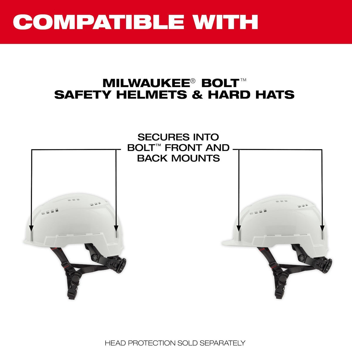 Milwaukee 2018R MILWAUKEE BOLT Rechargeable Low-Profile Headlamp