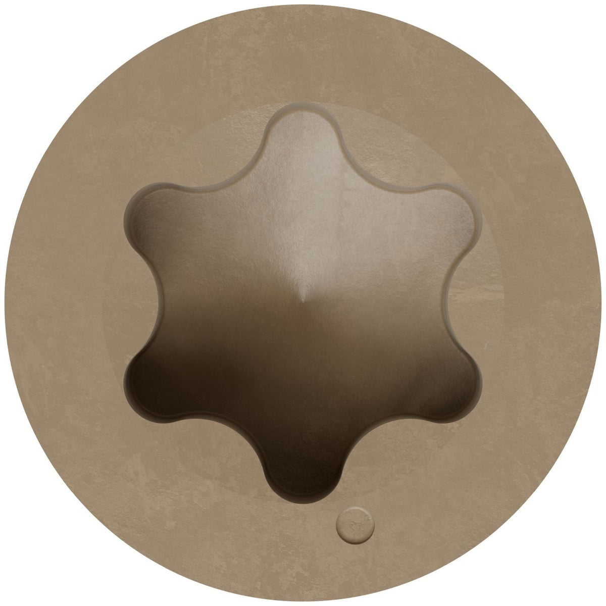 Simpson Strong-Tie T07225FTBTN Trim-Head Screw, 6-Lobe Drive, #7 x 2-1/4-in. T15 Type 316, Tan, 1750-Pack