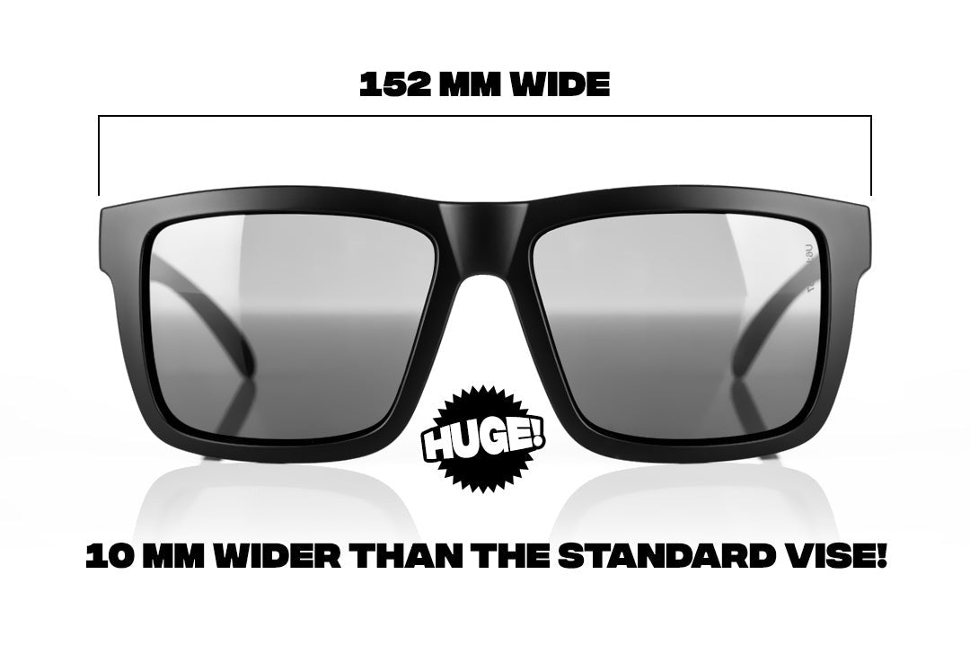 Heat Wave XL VISE Z87 Black Frame Black Lens Sunglasses