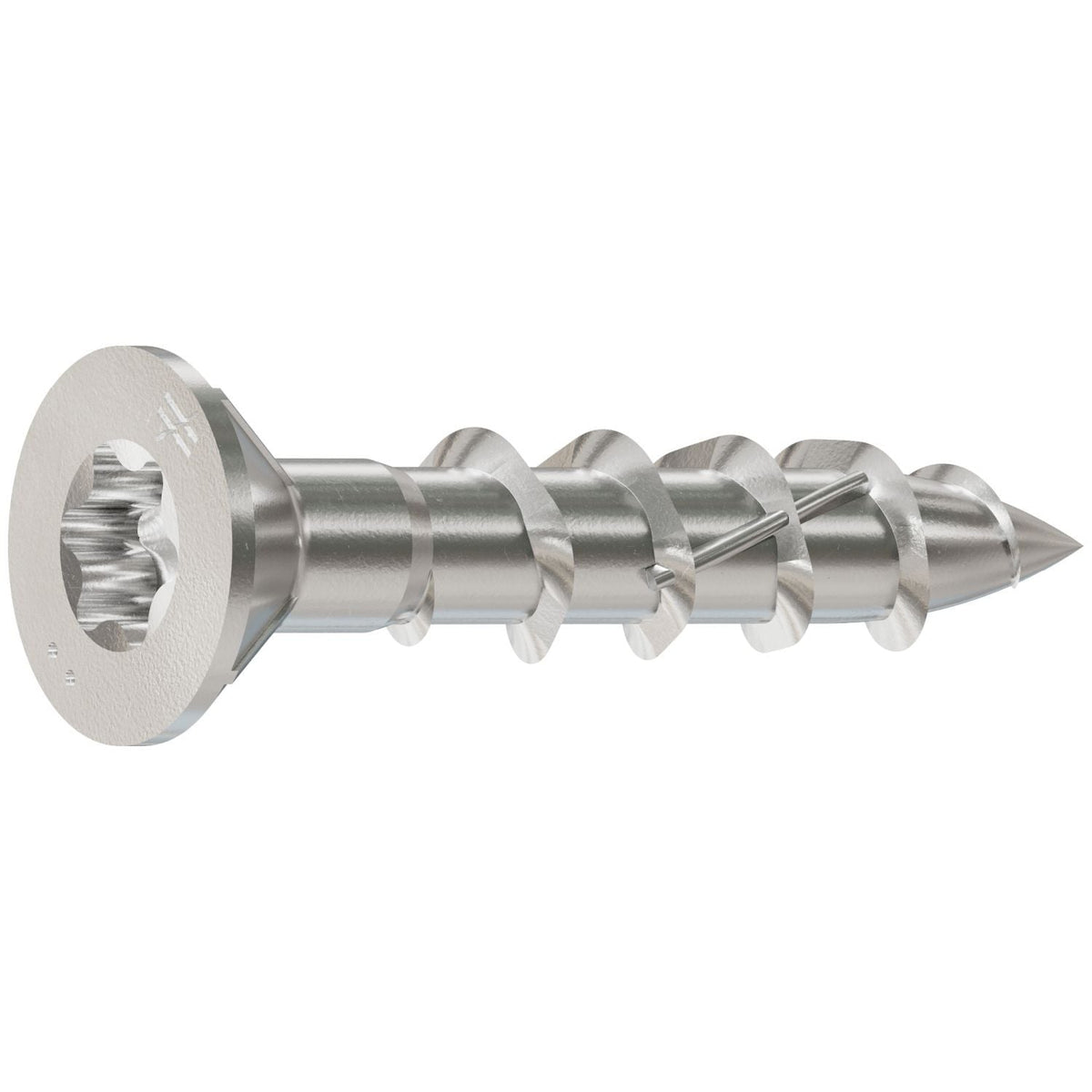 Simpson Strong-Tie S10100WP1 Deck-Drive DWP WOOD SS Screw, #10 x 1-in. T25, Flat Head, Type 305, 1-lb.