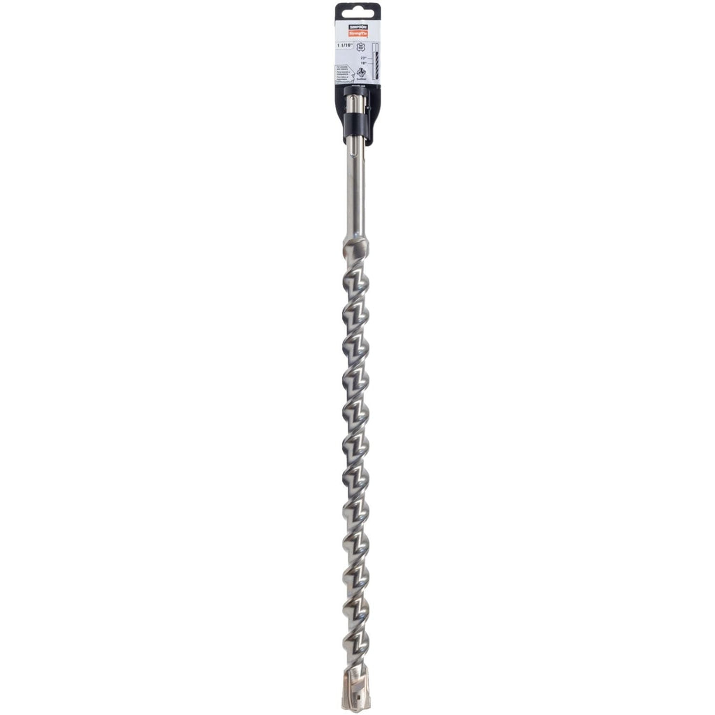 Simpson Strong-Tie MDMX10623Q 1-1/16-in. x 23-in. SDS-max Shank Quad-Head Drill Bit
