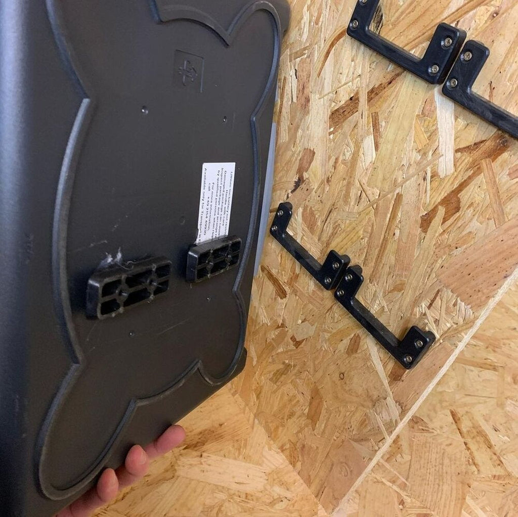 StealthMounts Cleat 'n' Feet Mounting Cleats Black, 6-Pack