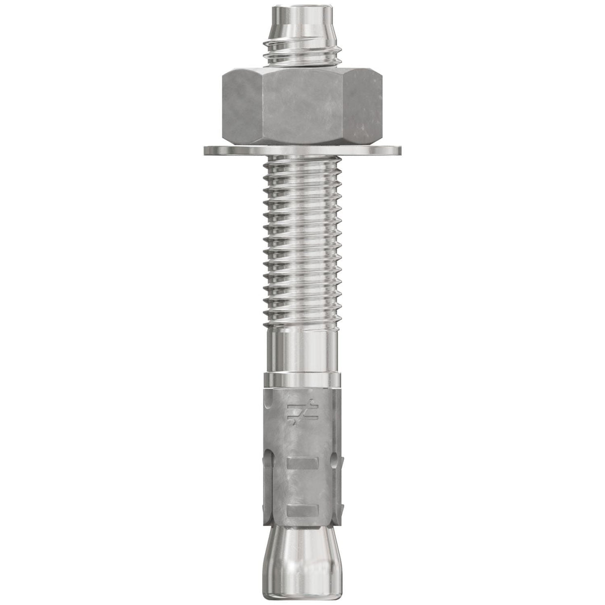 Simpson Strong-Tie STB2-50334S4F25 Strong-Bolt 2, 1/2-in. x 3-3/4-in. Type 304 Stainless-Steel Wedge Anchor, Fully Assembled, 25-Pack