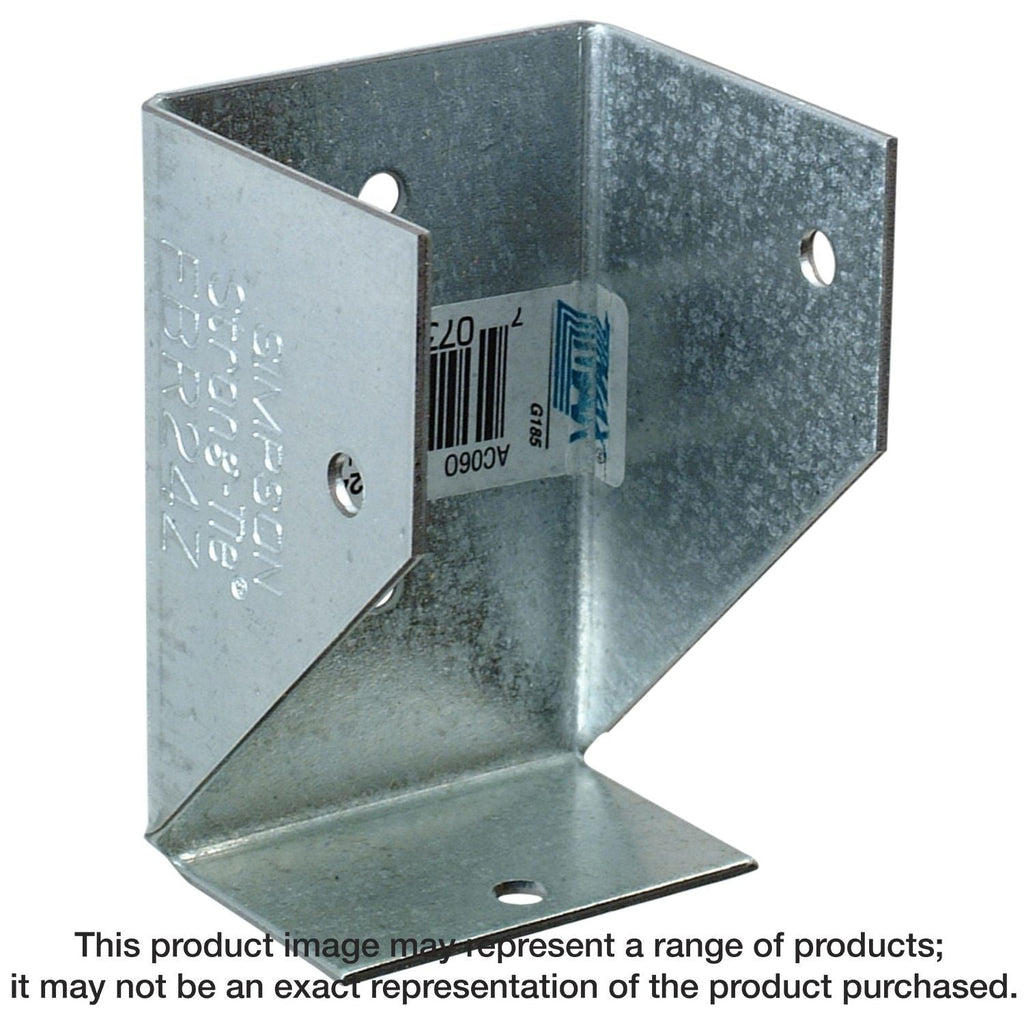 Simpson Strong-Tie FBR24Z FBR ZMAX Galvanized Fence Bracket for 2x4